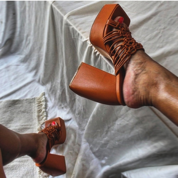 🆕The Kenzi // Camel chunky platform Mule - Picture 3 of 10